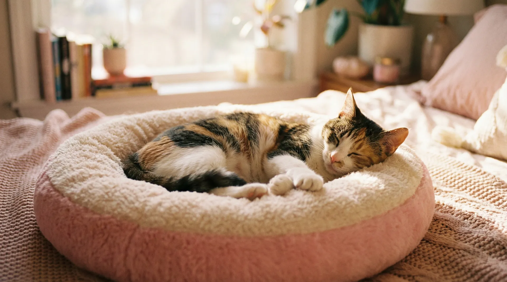 三花猫安静入睡 - 十寸笔记本电脑